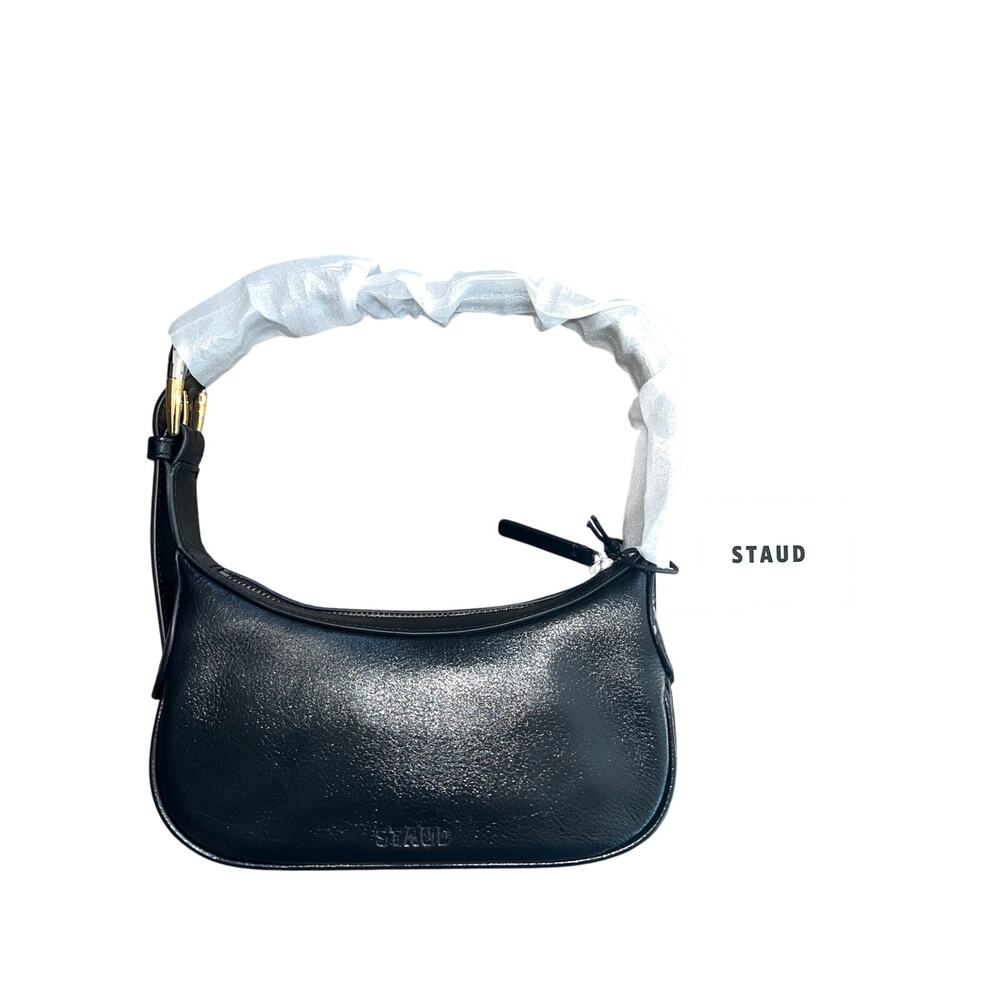 STAUD Owen Bag - Black Leather - NWT - Picture 6 of 13